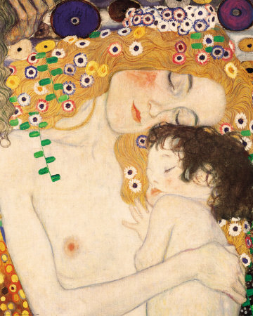Mutter und Kind Gustav Klimt